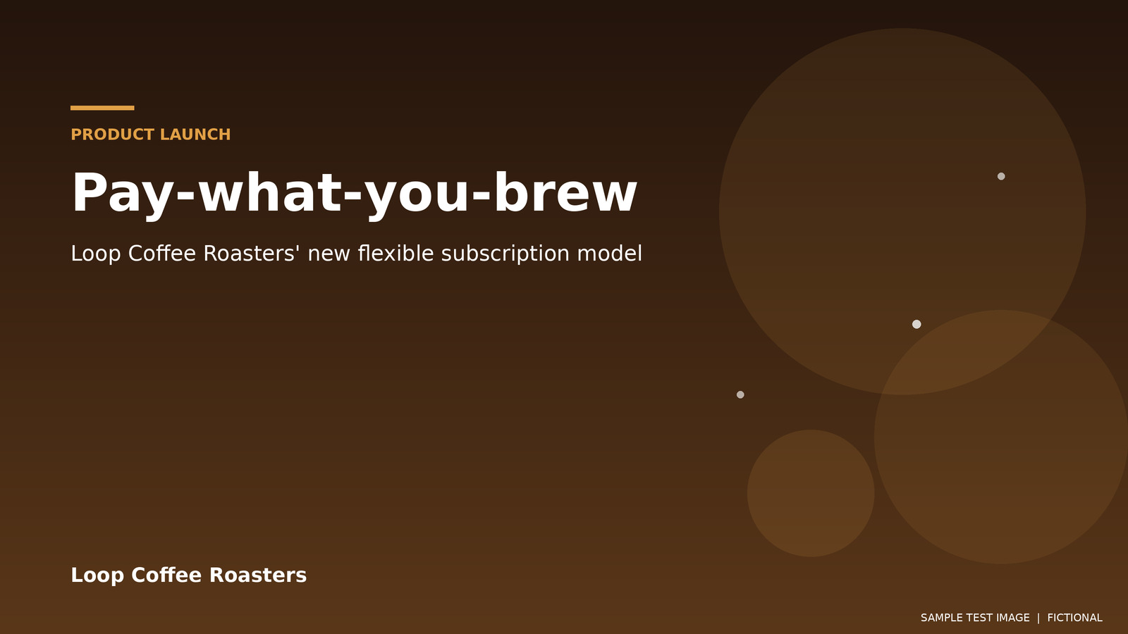 Loop Coffee Roasters Launches a Pay-What-You-Brew Subscription for Regular Customers