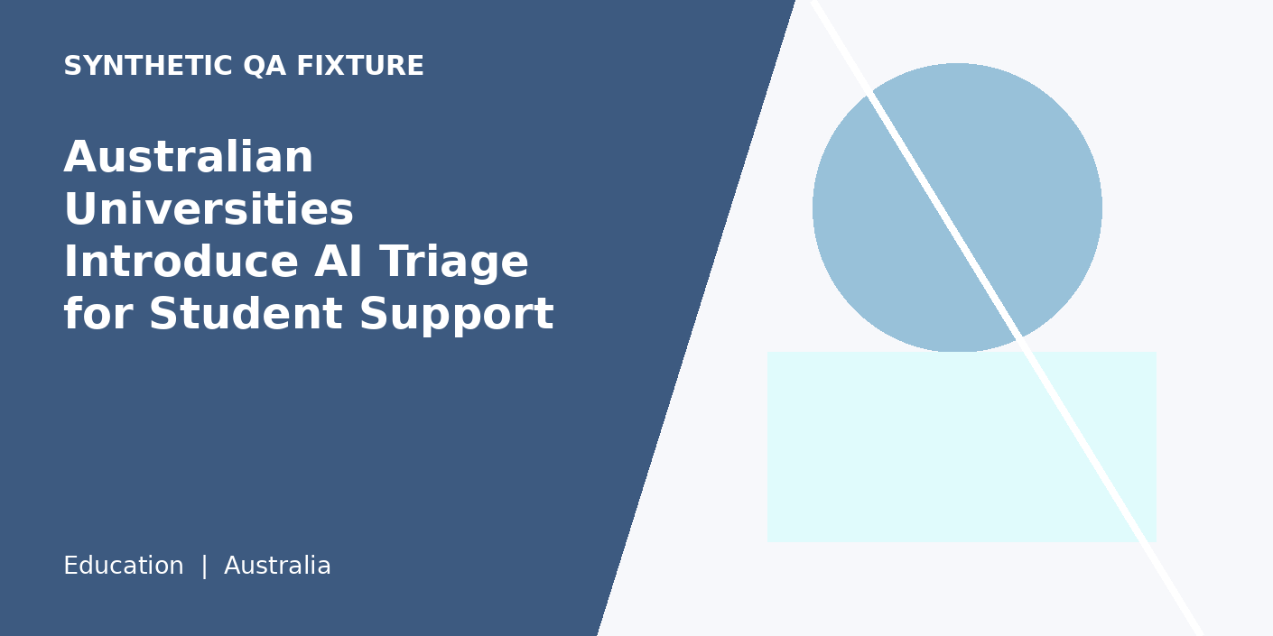 Australian Universities Introduce AI Triage for Student Support